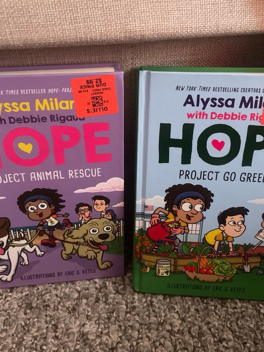 Hope Project Animal Rescue - Purple Hardcover Children's Book by